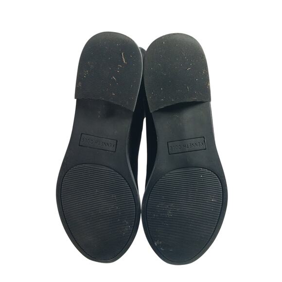 NWOT-1 SHOW! KENNETH COLE! BLACK VEGAN LEATHER & NEOPRENE ELASTIC BOOTS! SZ 7.5M - Picture 10 of 11